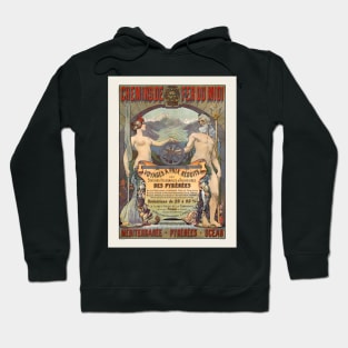 Chemins de fer du Midi France Vintage Poster 1900 Hoodie